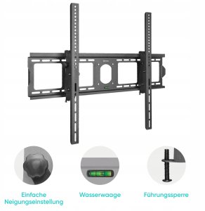 TV SET ACC WALL MOUNT/55-100"/BLACK UT4-B ONKRON UT4-B (4262392441397) 3