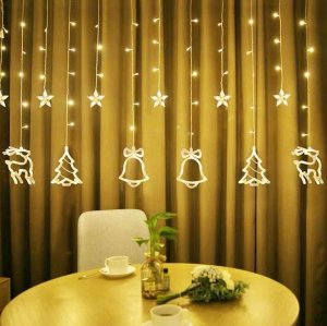 Kurtyna świetlna świąteczna 3,5m/0,8m 2