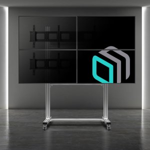 TV/VIDEO ACC FLOOR MOBILE ST./FSPRO2L22-S ONKRON 2