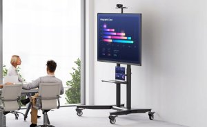 TV SET ACC MOBILE STAND/55-90"/BLACK TS1871-B ONKRON 4