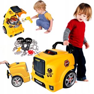 AUTOBUS INTERAKTYWNY ZESTAW MECHANIK 59 ELEMENTÓW ŚWIATŁA DŹWIĘKI NARZĘDZIA 7