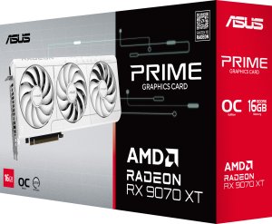 Karta graficzna Asus Prime Radeon RX 9070 XT White OC 16GB GDDR6 (PRIME-RX9070XT-O16G-WHITE) 9