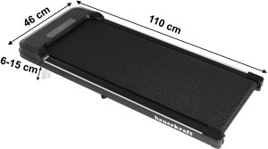 Bieżnia domowa elektryczna domowa Bauerkraft wyświetlacz chodzenie cardio biała 14