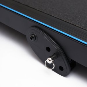 Bieżnia elektryczna domowa z uchwytami składana regulacja nachylenia aplikacja 6