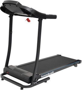 Bieżnia elektryczna domowa z uchwytami składana regulacja nachylenia aplikacja 8