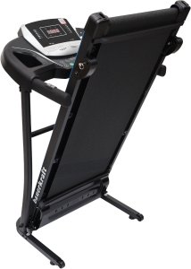 Bieżnia elektryczna domowa z uchwytami składana regulacja nachylenia aplikacja 10