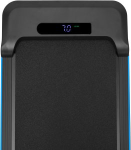 Bieżnia domowa elektryczna domowa Bauerkraft wyświetlacz chodzenie cardio niebieska 4