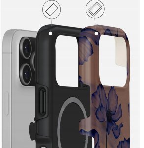 Burga Tough Magsafe - etui ochronne do iPhone 17 Pro kompatybilne z MagSafe (velvet night) 3