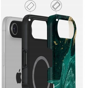 Burga Tough Magsafe - etui ochronne do iPhone 17 Pro kompatybilne z MagSafe (emerald pool) 2