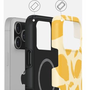 Burga Tough Magsafe - etui ochronne do iPhone 17 Pro Max kompatybilne z MagSafe (lemon tart) 3