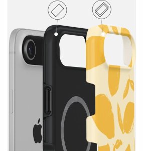 Burga Tough Magsafe - etui ochronne do iPhone 17 Pro kompatybilne z MagSafe (lemon tart) 4