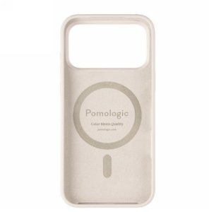 Pomologic CoverCase - silikonowa obudowa ochronna do iPhone 17 Pro Max kompatybilna z MagSafe (ivory) 2