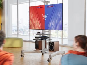 TV SET ACC MOBILE STAND/40-70"/WHITE TS1552-W ONKRON TS1552-W (4603728441016) 4