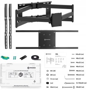 TV SET ACC WALL MOUNT/42-110"/BLACK M8L-B ONKRON M8L-B (4262392440000) 2