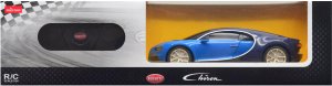 Bugatti Chiron R/C skala 1:24 Rastar 76100 samochód sterowany niebieski 2