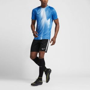 Nike Koszulka męska M NK Dry SQD Top SS GX niebieska r. L (850529 435) 1