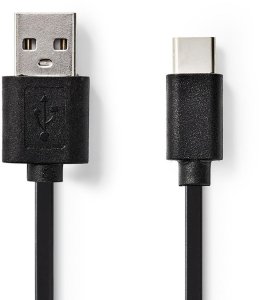Kabel USB Nedis USB-C - USB-A 3 m Czarny (CCGB60600BK30) 2