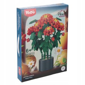 KLOCKI KONSTR KWIATY 1814SZT 29X41X6 MC PUD 18 2