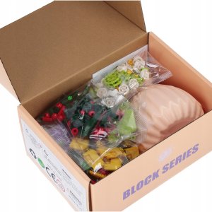 KLOCKI KONSTR KWIATY 709SZT 17X25X12 MC PUD 18 3