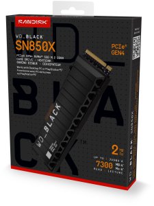 Dysk SSD SanDisk Black 850X 2TB M.2 2280 PCI-E x4 Gen4 NVMe (Black Sn850X 2 Tb M.2 Pci) 5