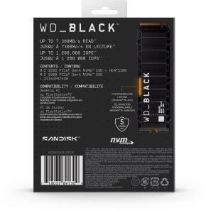 Dysk SSD SanDisk Black 850X 2TB M.2 2280 PCI-E x4 Gen4 NVMe (Black Sn850X 2 Tb M.2 Pci) 8