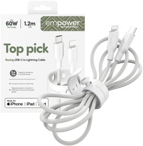 Kabel USB PanzerGlass USB-A - Lightning 1.2 m Biały (EM41725) 5