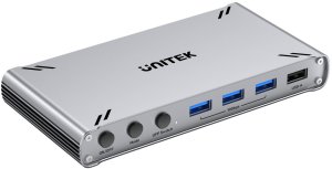 Przełącznik Unitek Unitek Przełącznik KVM USB-C 10Gbps z HDMI i transferem plików między systemami 14
