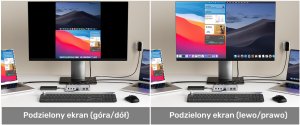 Przełącznik Unitek Unitek Przełącznik KVM USB-C 10Gbps z HDMI i transferem plików między systemami 10