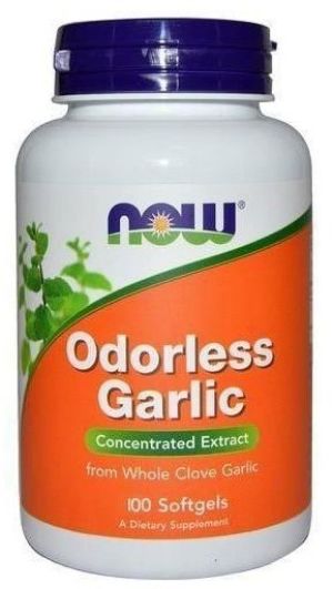 NOW Foods Odorless Garlic 100 kapsułek 1