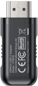 Adapter USB Unitek V1187BBK01 USB-C - HDMI Czarny  (V1187BBK01) 11