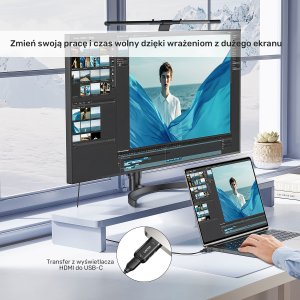 Adapter USB Unitek V1187BBK01 USB-C - HDMI Czarny  (V1187BBK01) 14