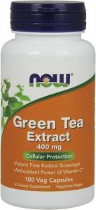 NOW Foods Green Tea Extract 400mg - 100 kapsułek 1