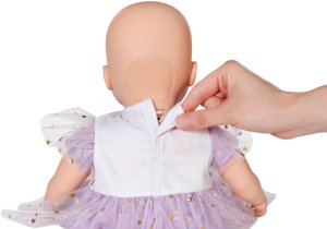 Zapf Baby born - Liliowa sukienka tutu 43cm 3