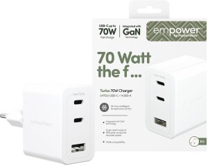 Ładowarka PanzerGlass TURBO 70W MULTIPLE CHARGER INCL 2