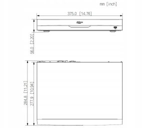 Rejestrator Dahua Technology REJESTRATOR IP NVR5216-EI2 16 KANAŁÓW WizSense DAHUA 4