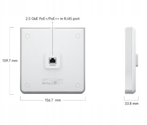 PUNKT DOSTĘPOWY UQ-U6-ENTERPRISE-IW UniFi Wi-Fi 6E 2.4&nbsp;GHz, 5&nbsp;GHz, 6&nbsp;GHz, 573.5&nbsp;Mbps + 4800&nbsp;Mbps + 4800&nbsp;Mbps UBIQUITI 18