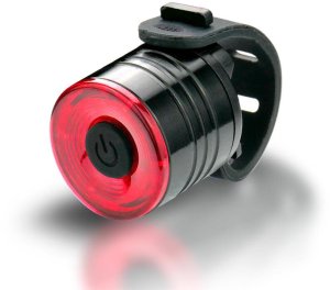 Zestaw bateryjnych lampek rowerowych LED; przednia + tylna - 15 lumenów 3