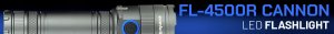Ładowalna latarka ręczna LED Cannon - 4500 lumenów 9