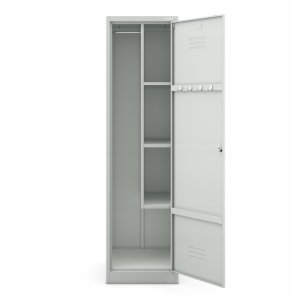 Metalowa szafa gospodarcza AGNES, 500 x 1850 x 500 mm, szara 4