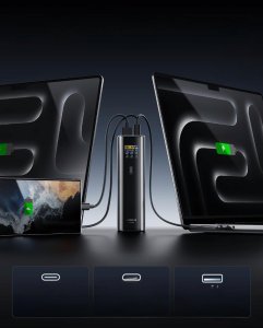 Powerbank Cuktech CKPB200UGLGR 210W 20000mAh 2 x USB-C 1 x USB-A - szary 18