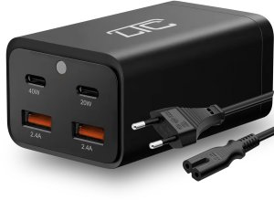 Ładowarka LTC Ładowarka sieciowa MULTI CHARGER QC 3.0 PD20W/PD40W/QC 3.0 2x USB 2,4A 80W czarna 3