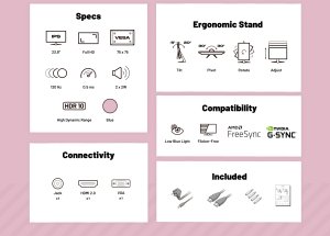 JAPANNEXT 60,5cm JN-I238FHD120F-HSP-PK 16:9 HDMI pink FHD 14