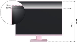 JAPANNEXT 60,5cm JN-I238FHD120F-HSP-PK 16:9 HDMI pink FHD 9