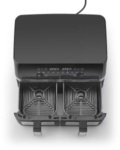 Frytkownica beztłuszczowa Caso Air Fryer | DuoChef | Power 2200 W | Capacity 14 L | Black 2