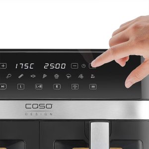 Frytkownica beztłuszczowa Caso Air Fryer | DuoChef | Power 2200 W | Capacity 14 L | Black 4