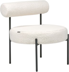 Fotel ALPHA Boucle Biały 4