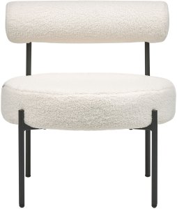 Fotel ALPHA Boucle Biały 5