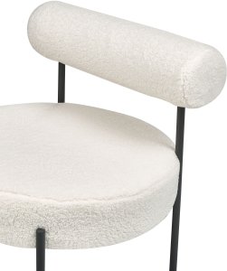 Fotel ALPHA Boucle Biały 7