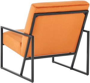 Fotel DELARY Welur Pomarańczowy 5