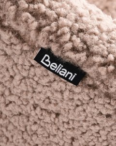 Krzesło do jadalni RACHEL Boucle Beżowoszary 9